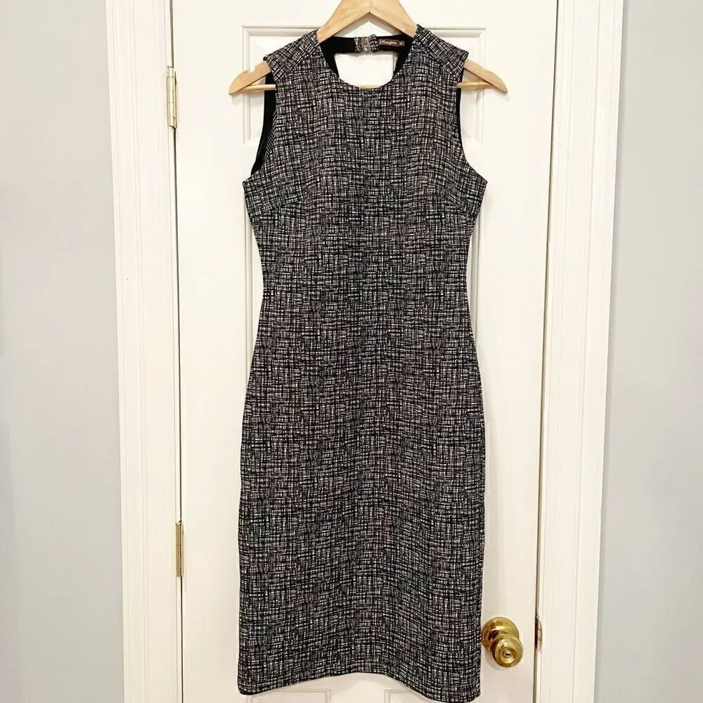 J. McLaughlin Catalina Dress Stretch Size XS Black